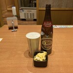 Uotami - 瓶ビール&付出し