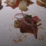 インカメラ コン テラッツァ - ぶりのカルパッチョ