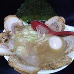 Menshou - 魚介豚骨醤油チャーシュー+煮卵。980+120。
