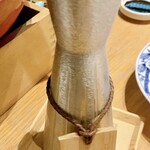 厨 盛田 - 盛田　大吟醸　原酒（2合）（¥3,960）（税込）
      （錫の徳利）