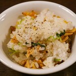 ひつじそば 人と羊 - リメイクあさりバターごはん