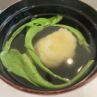 三四郎 - 帆立しんじょのお吸い物