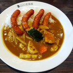CoCo壱番屋 - かぼちゃと冬野菜カレー・ソーセージ