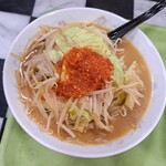 中みそ - 辛みそラーメン 大盛　870円