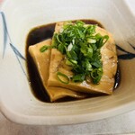 Genzou Honten - 寒波で魚が取れず、豆腐だけ。魚の出汁が染みてて美味しかった。