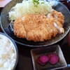 Ogura No Karaage - わらじとんかつ定食。わらじと言うには…