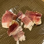 Italian Restaurant Regalo terra - 生ハムと自家製パン、リコッタチーズ