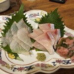 金町製麺 - 刺身盛り