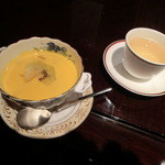 中国料理 娘娘 - マンゴープリンとお茶