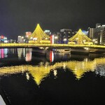 Ganso Hakata Mentaijuu - 夜の福博であい橋