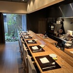 やまぐち - カウンター席