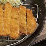 ロースカツ定食 修 - 山口県産リブロースカツ定食1500円　右
