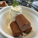 焼肉 炎座 - チョコアイス