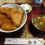 和風レストラン 松竹 - ソースカツ丼　\850