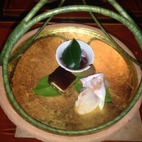 明日香 北千住店 - ナマコ酢、あん肝煮凝り、鯛