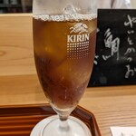 割烹 市川 - 私は烏龍茶