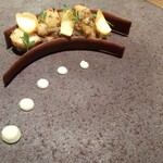 ラチュレ - 帆立、パール柑、百合根、カカオ