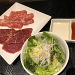 焼肉 ふくはら - ごま塩サラダが美味しすぎて