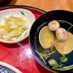 鰻う おか冨士 - 蛤のお吸い物