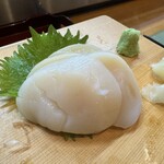 ゆう膳 - ホタテ　お刺身