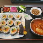 Kankokuryouri Souru - ◆「キンパ定食」 韓国の家庭料理