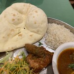 インド宮廷料理 Mashal - バスマティライスとナーン