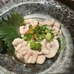 蔵元居酒屋 清龍 - 本白子ポン酢500円