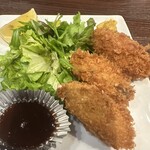 蔵元居酒屋 清龍 - カキフライ420円