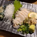 浜焼き 鳶助 - エゾアワビのお刺し身