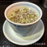 とり庄 - 〆の鳥スープ