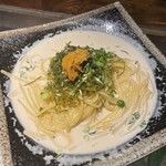 くじら - ウニクリームのパスタ