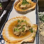 くじら - ホタテ北海焼き