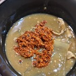 ゆで太郎 もつ次郎 - 赤鬼投入