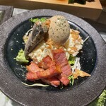 Kujira - イワシとベーコンのポテトサラダ