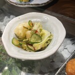 くじら - 浅漬けはお代わりもしました^^