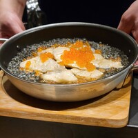 赤坂 鮨大谷 - イカスミとメダイの酢飯リゾット風