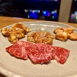 Yakiniku Keishuu - コースのお肉達、タレ焼き