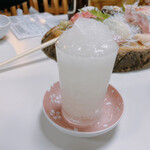 中華料理 揚子江 - 日本酒シャーベット