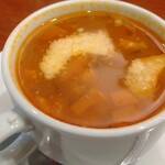 Tia blanca - ランチのスープ