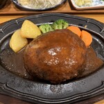 ローマの太陽 大槻店 - ジャンボハンバーグセット