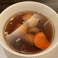 中国料理 彩龍 - 明石のたこと季節の野菜の蒸しスープ