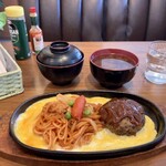 喫茶 ユキ - ハンバーグ定食