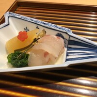 花外楼 あべのハルカスダイニング店 - 鯛昆布〆、数の子