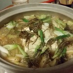 吟の蔵 を市 - 鴨鍋、せり入り