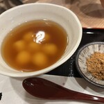 茶房いせはん - みたらし白玉