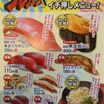 Muten Kura Sushi - ジョブチューンメニュー