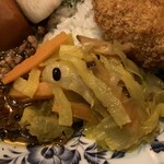 本石亭 - アチャール的？な野菜