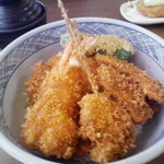 味処てっ平 - もり合わせ丼！タレ１２４０円