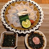 澤いち - 肝ポン酢で、ふぐ刺しはいただきました！