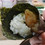 末広寿司 - ◇ノドグロとウニの手巻き風